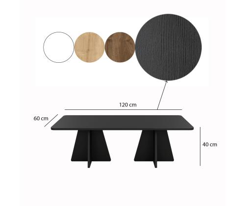 Kohvilaud Mushroom - Black