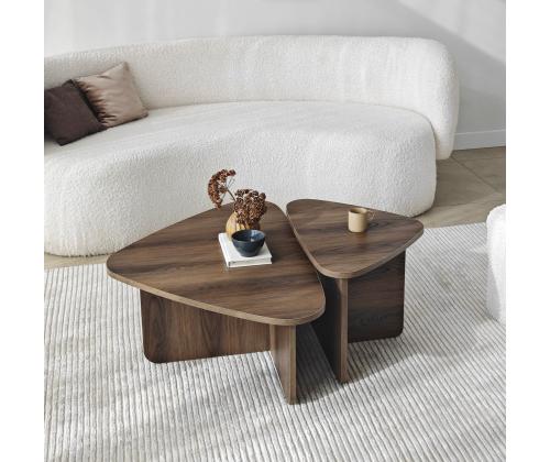 Kohvilaud Ballare Set - Walnut