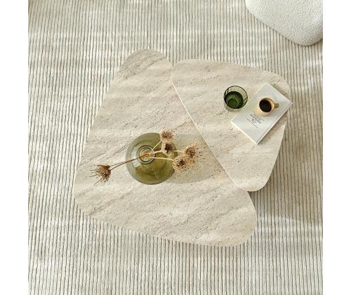 Kohvilaud Ballare Set - Travertine