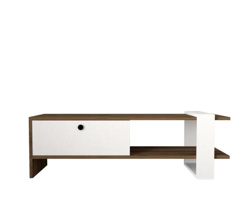 Gaye - Walnut, White