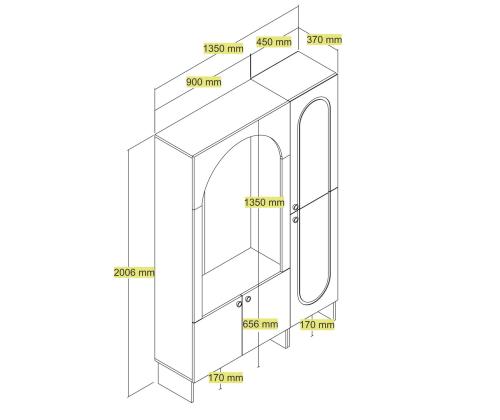 Palermo Km - Cream, Walnut