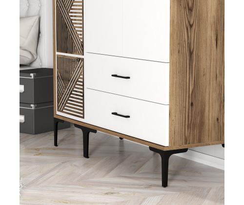 Kumsal PT - Walnut, White