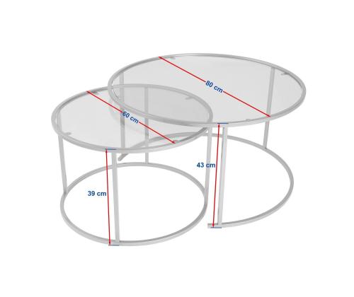 Kohvilaud Aurum - 80, 60 - Gold, Bronze