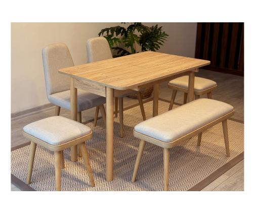 Mööblikomplekt toolid Vina Mini 03 1005 - Oak, Cream