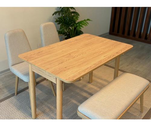 Mööblikomplekt toolid Vina Mini 01 1005 - Oak, Cream