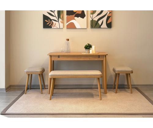 Mööblikomplekt toolid Vina Mini 04 1005 - Oak, Cream