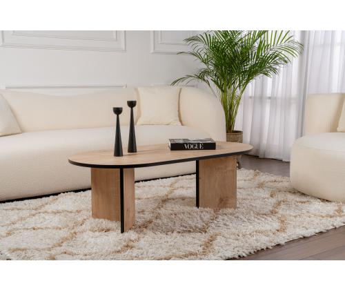 Kohvilaud Sable - Sapphire Oak, Black