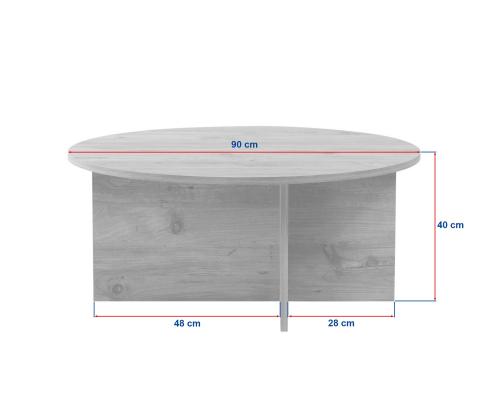 Kohvilaud Soleil - Venezia Walnut