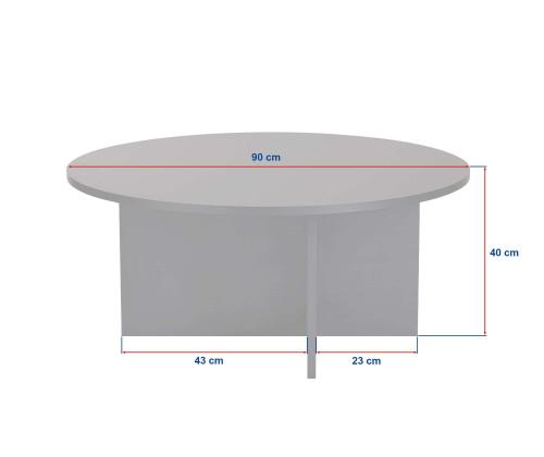 Kohvilaud Soleil - Wood Black