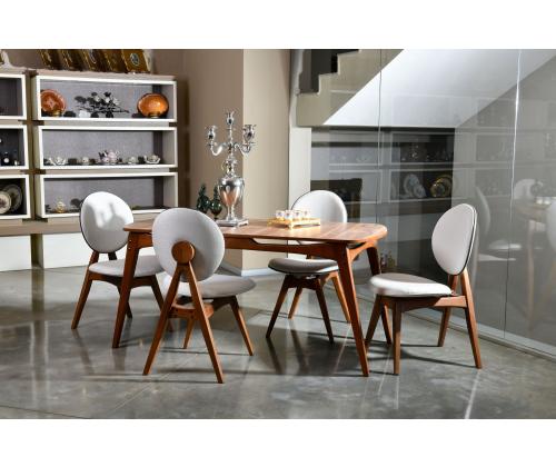 Mööblikomplekt toolid Touch Wooden - Cream