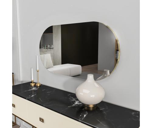 Peegel Riors - Transparent, Gold