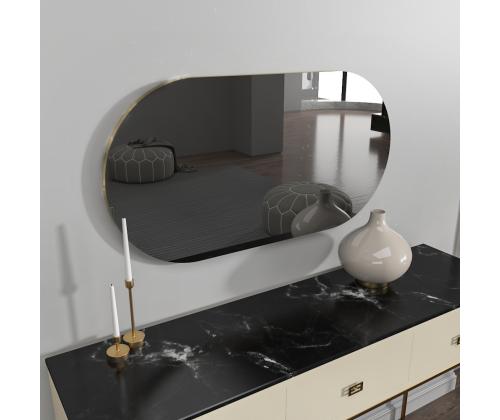 Peegel Riors - Dark Grey, Gold