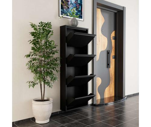 4 Piece Metal - Black