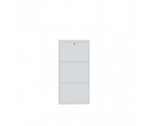 Locking 3 Piece Metal - White