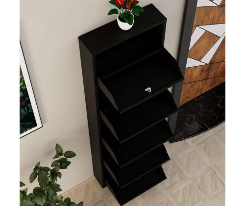 Locking 5 Piece Metal - Black