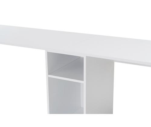 Twin Study Desk - White, Gold
