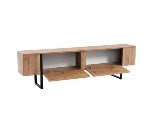 TV laud Serenity - Atlantic Pine, Black