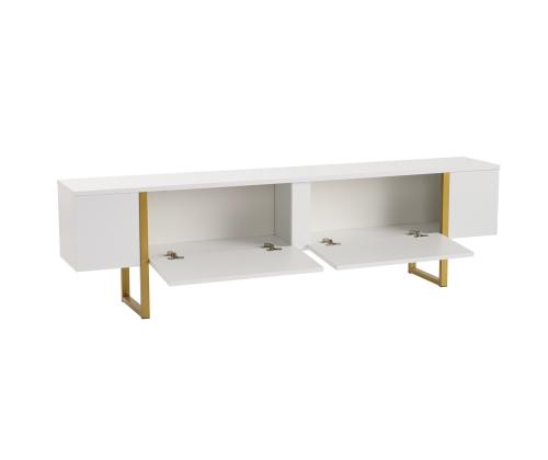 TV laud Serenity - White, Gold