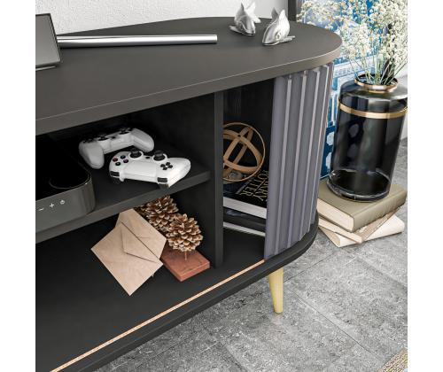 TV laud Stor - Black, Anthracite