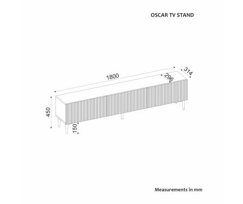 TV laud Oscar - Sapphire Oak