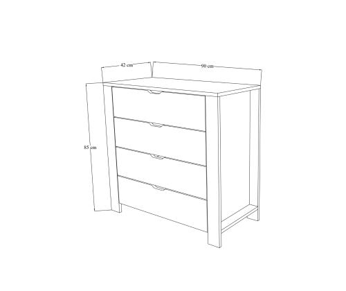 Nisan 1600-026 - White, Walnut