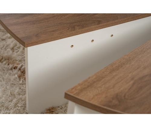 Kohvilaud Orion - Venezia Walnut, White