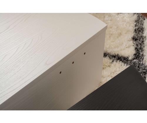 Kohvilaud Orion - Wood White, Wood Black