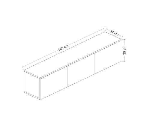 TV laud Neon - White