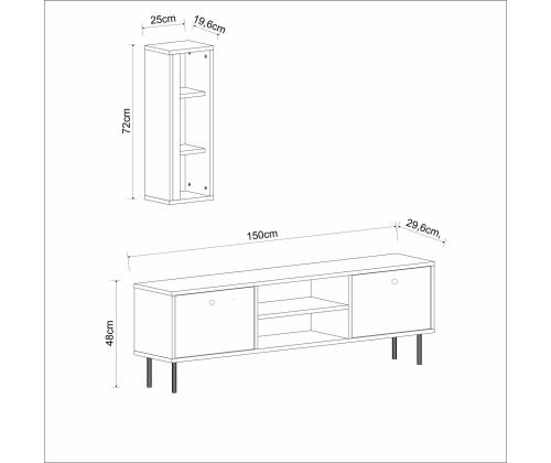 TV laud Bien - White