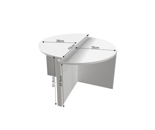 Kohvilaud Dolunay - White