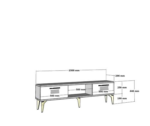 TV laud Asimo - White