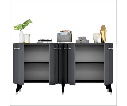 Asel - Anthracite, Silver