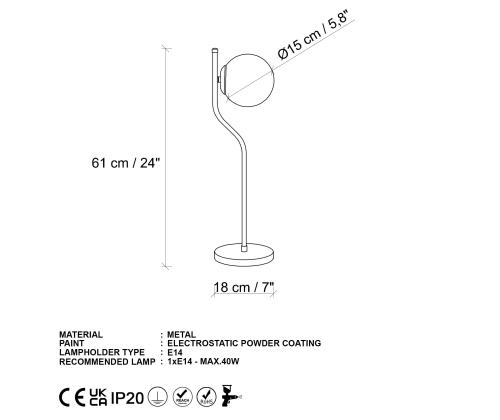 Laud Tulip 13820 - Black