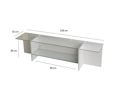 TV laud Escape TV - White