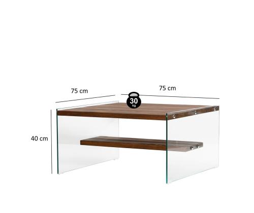 Kohvilaud Aqua - Chestnut