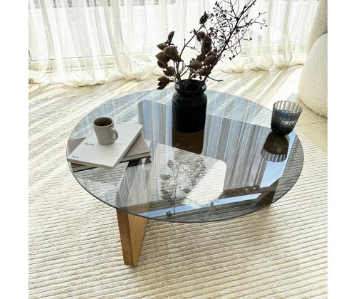 Kohvilaud Mia - Oak, Fume