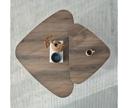 Kohvilaud Ballare Set - Walnut