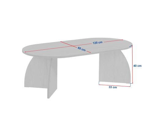 Kohvilaud Melina - Venezia Walnut