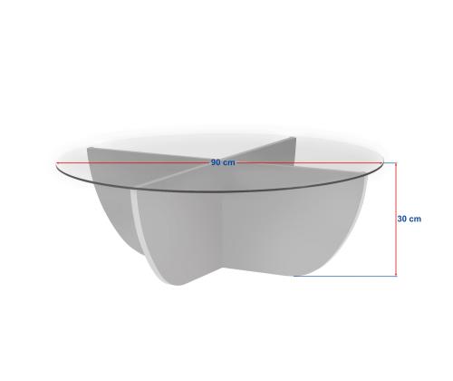 Kohvilaud Liya - Wood Black