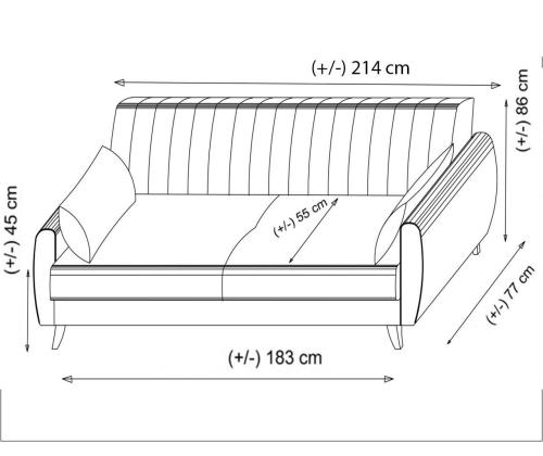 Diivan Alkon - Light Grey