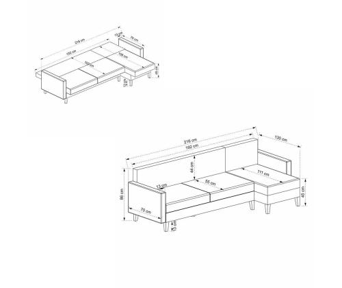 Diivan Alkon - Light Grey