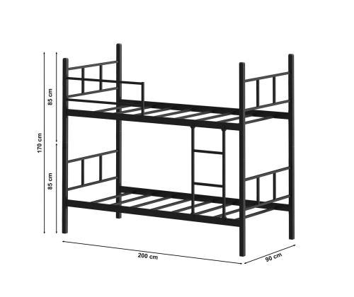 Defne - Black 90x200