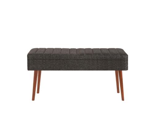Mööblikomplekt toolid Vina 1053 - 4 - Anthracite, Walnut