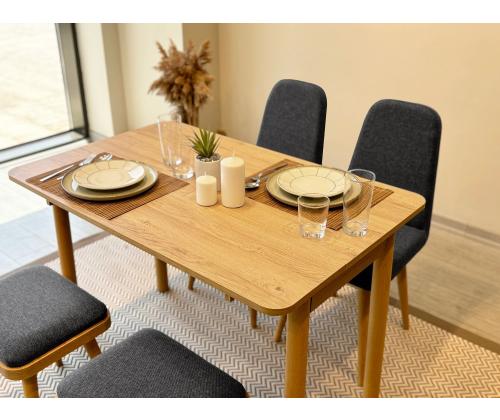 Mööblikomplekt toolid Vina Mini 02 1053 - Oak, Anthracite