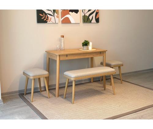 Mööblikomplekt toolid Vina Mini 04 1005 - Oak, Cream
