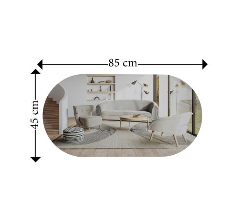 Peegel Riors - Transparent, Gold