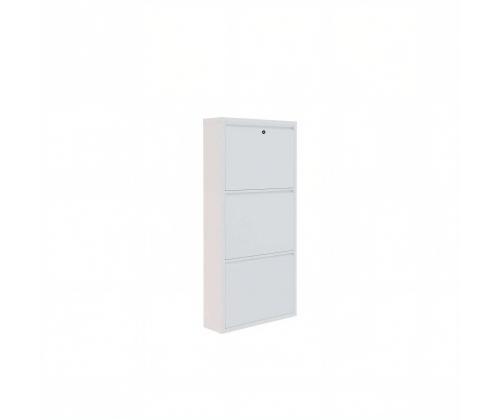 Locking 3 Piece Metal - White