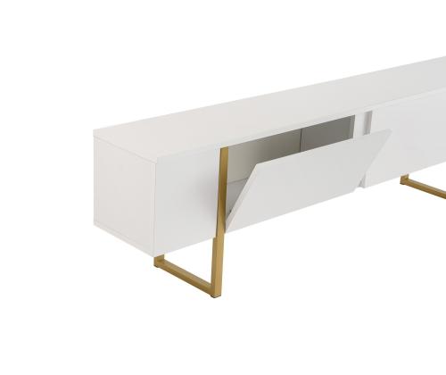 TV laud Serenity - White, Gold