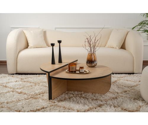 Kohvilaud Orion - Honey Oak, Black