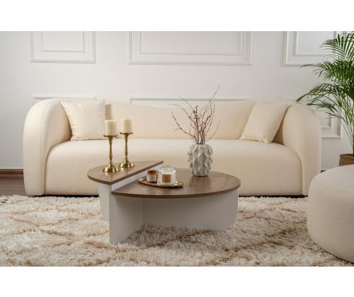 Kohvilaud Orion - Venezia Walnut, White